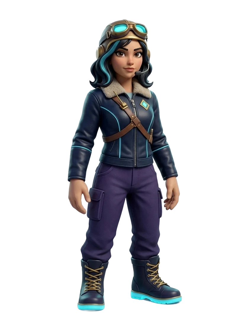 Skin Beta-Pionier als Frau